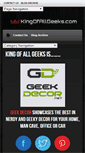 Mobile Screenshot of kingofallgeeks.com